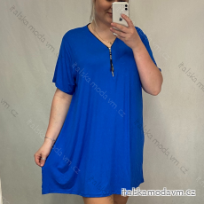 šaty oversize krátky rukáv dámska ( XXL/5XL ONE SIZE) TALIANSKÁ MÓDA IM4211208