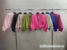 Sako elegantný dlhý rukáv dámske (S/M ONE SIZE) TALIANSKA MÓDA IMWKK24138