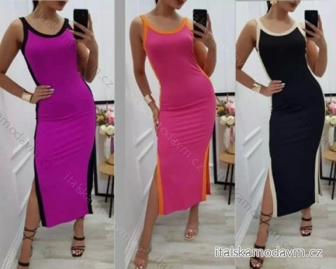 Šaty letné na ramienka dámske (S/M/L ONE SIZE) TALIANSKA MÓDA IMM24M55365