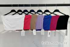 Croptop bez rukávu dámsky (S/M ONE SIZE) TALIANSKA MÓDA IMPMD242765/DUR