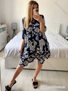 Šaty španielskej letný krátky rukáv dámska (S/M/L ONE SIZE) TALIANSKA MÓDA IMM24M4247