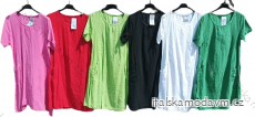 Šaty dlhé oversize krátky rukáv dámske (S/M/L ONE SIZE) TALIANSKA MÓDA IMBM2424592