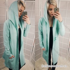 Cardigan s kapucňou dámsky (S/M one size) TALIANSKÁ MÓDA MIE008 IM518004-1