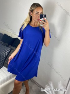 Šaty oversize letný krátky rukáv icecool dámske (S/M/L ONE SIZE) TALIANSKA MÓDA IMM24M6742D