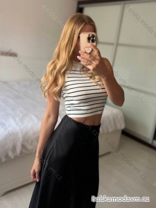 Croptop bez rukávu dámsky (S/M ONE SIZE) TALIANSKA MÓDA IMPSH246207/DU