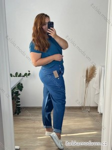 Nohavice  bavlněné dámske nadrozmer (XL/2X/3XL ONE SIZE) TALIANSKA MóDA IM4242082