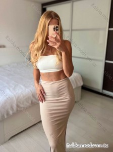 Croptop bez rukávov dámsky (S/M ONE SIZE) TALIANSKA MÓDA IMPMD248117/DUR