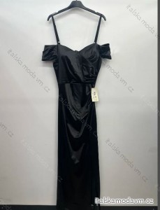 Šaty elegantné spoločenské plesové carmen na ramienka dámske (S/M/L ONE SIZE) TALIANSKA MÓDA IMPSH246642