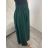 Nohavice letné oversize dámske (S/M/L/XL/2XL ONE SIZE) TALIANSKA MODA IM424445/DR XL/2XL čierna