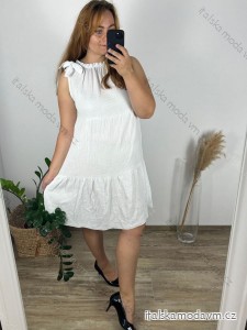 Šaty letné oversize bez rukávov dámske (48/50 ONE SIZE) TALIANSKA MÓDA IMWBH24BELLA/DUR