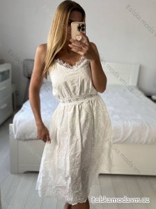 Šaty letné boho krajkové na ramienka dámske (S/M ONE SIZE) TALIANSKA MÓDA IMPEM231128