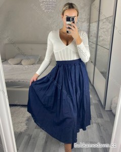 Sukňa dlhá dámska (S/M/L ONE SIZE) TALIANSKA MÓDA IM424COLETA/DR