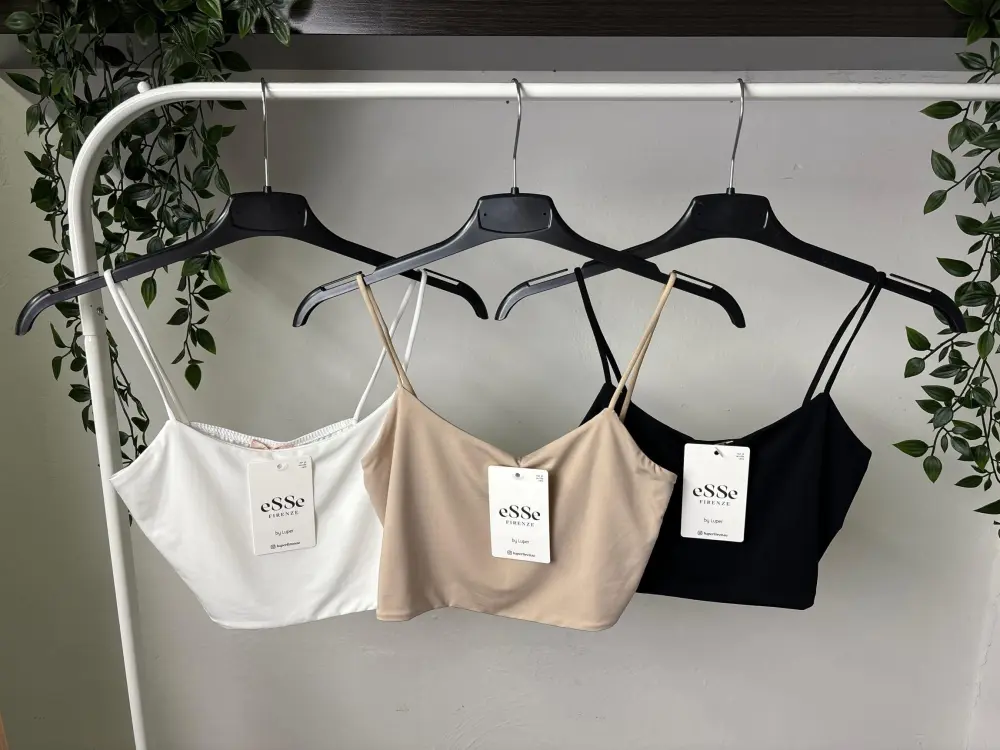 Croptop na ramienka dámsky (S/M/L ONE SIZE) TALIANSKA MÓDA IMPLP2475264040