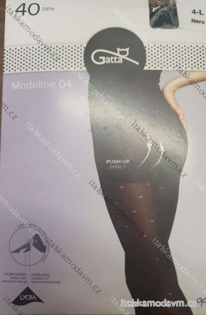 Pančucháče dámske 20DEN (S,M,L,XL) DPP GATTA GATT22MODELINE čierna L