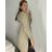 Cardigan pletený dlouhý rukáv dámská (S/M ONE SIZE) ITALSKÁ MÓDA IMPSH233091/DUR hořčicová S/M