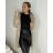 Cardigan pletený dlouhý rukáv dámská (S/M ONE SIZE) ITALSKÁ MÓDA IMPSH233091/DUR hořčicová S/M