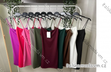 Šaty krátke elegantné na ramienka dámske (S/M/L ONE SIZE) TALIANSKA MÓDA IMPLP24IMPLP2488010050