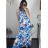 Šaty dlouhé letní icecool bez rukávu dámské (S/M/L ONE SIZE) ITALSKÁ MÓDA IMM23M2942-2
