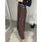 Sukňa dlhá skladaná s opaskom dámska (S/M/L ONE SIZE) TALIANSKA MÓDA IM324ARIANA/DR S/M/L hnedá