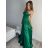 Šaty dlouhé elegantní společenské na ramínka dámské (S/M ONE SIZE) ITALSKÁ MÓDA IMPBB23B23505