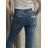 Rifle jeans dlouhé dámské mom (34-42) TP JEANS  TPJ257358/DUR 40 modrá