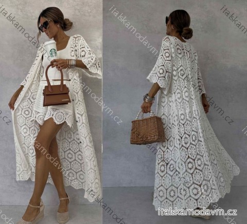 Cardigan letní přehoz přes plavky dámský (S/M/L ONE SIZE) ITALSKÁ MÓDA IMWAD25666
